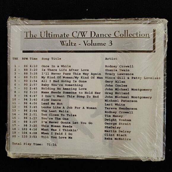 THE ULTIMATE COUNTRY WESTERN DANCE COLLECTION- WALTZ VOLUME 3 BY VARIOUS ARTISTS - Picture 3 of 4